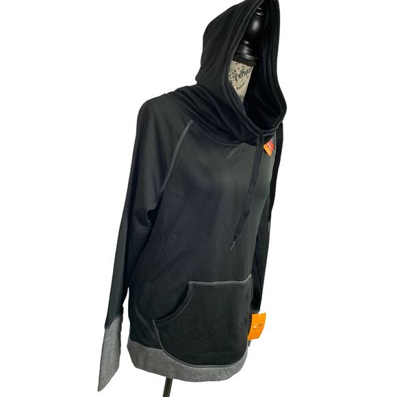 Champion Men's Size M Jacket Hoodie Pullover Duo Dry Turtleneck Thumb holes NEW - Picture 12 of 13